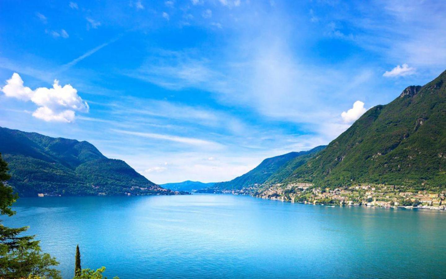 Casa Ortensia Blu Maslianico Bagian luar foto