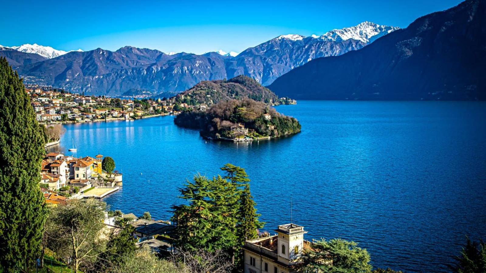 Casa Ortensia Blu Maslianico Bagian luar foto