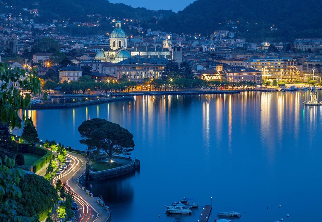 Casa Ortensia Blu Maslianico Bagian luar foto